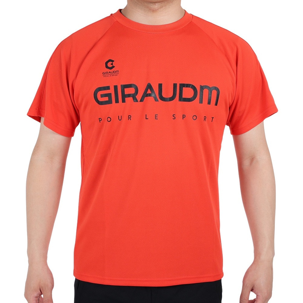 ジローム（GIRAUDM）（メンズ）サッカー フットサルウェア 半袖カラープラシャツ 741GM1UK7655 ORG