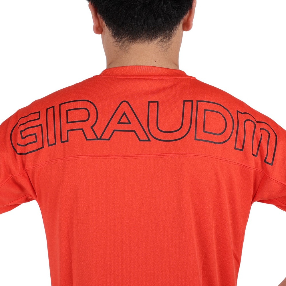 ジローム（GIRAUDM）（メンズ）サッカー フットサルウェア 半袖カラープラシャツ 741GM1UK7655 ORG