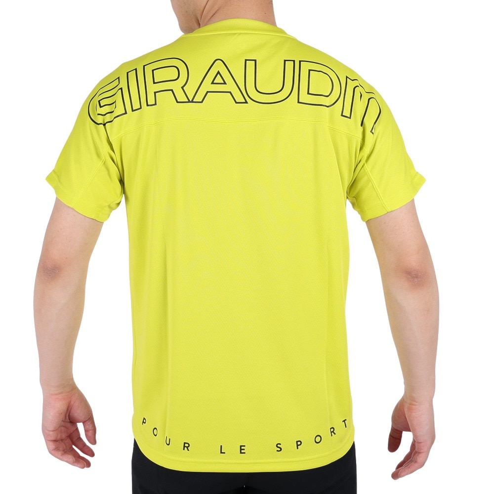 ジローム（GIRAUDM）（メンズ）サッカー フットサルウェア 半袖カラープラシャツ 741GM1UK7655 YEL