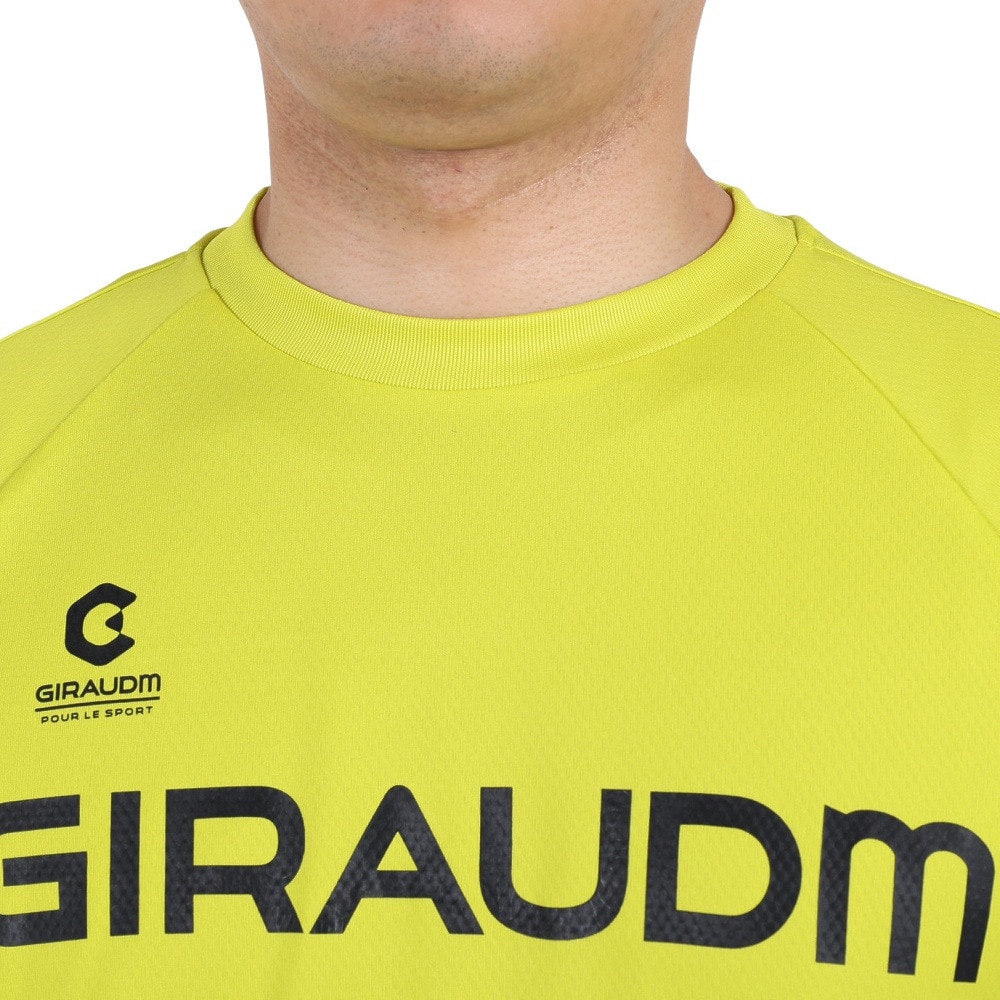 ジローム（GIRAUDM）（メンズ）サッカー フットサルウェア 半袖カラープラシャツ 741GM1UK7655 YEL