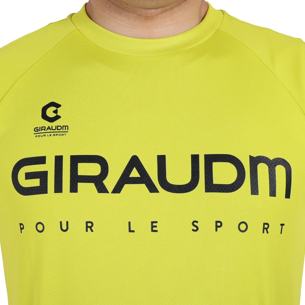 ジローム（GIRAUDM）（メンズ）サッカー フットサルウェア 半袖カラープラシャツ 741GM1UK7655 YEL