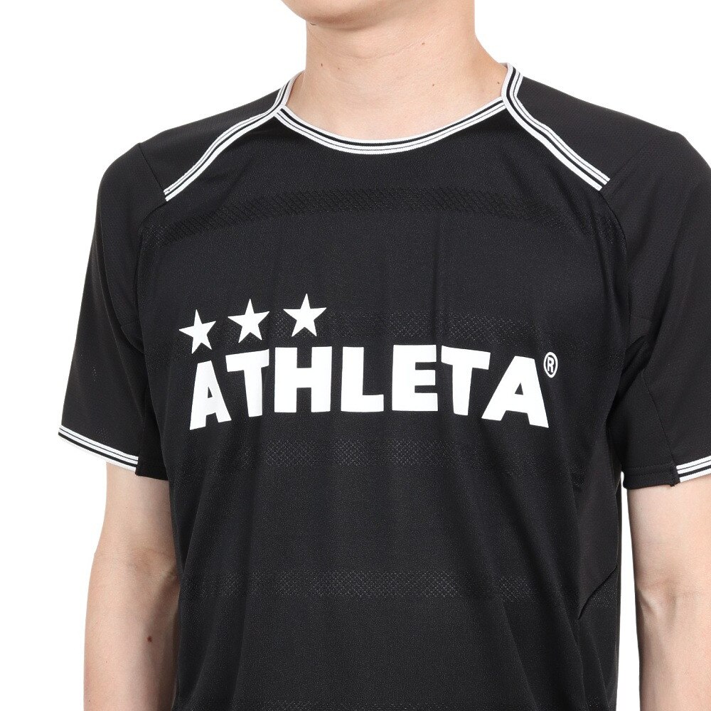 アスレタ（ATHLETA）（メンズ）サッカー フットサルウェア Tシャツ プラクティスシャツ 2366 BLK