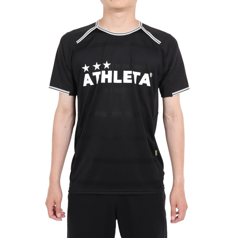 アスレタ｜サッカー フットサルウェア Tシャツ プラクティスシャツ 2366 BLK - スポーツ用品はスーパースポーツゼビオ