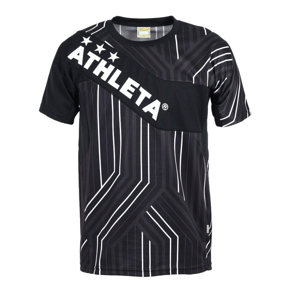アスレタ（ATHLETA）（メンズ）サッカー フットサルウェア グラフィックプラシャツ 2S 2368 BLK