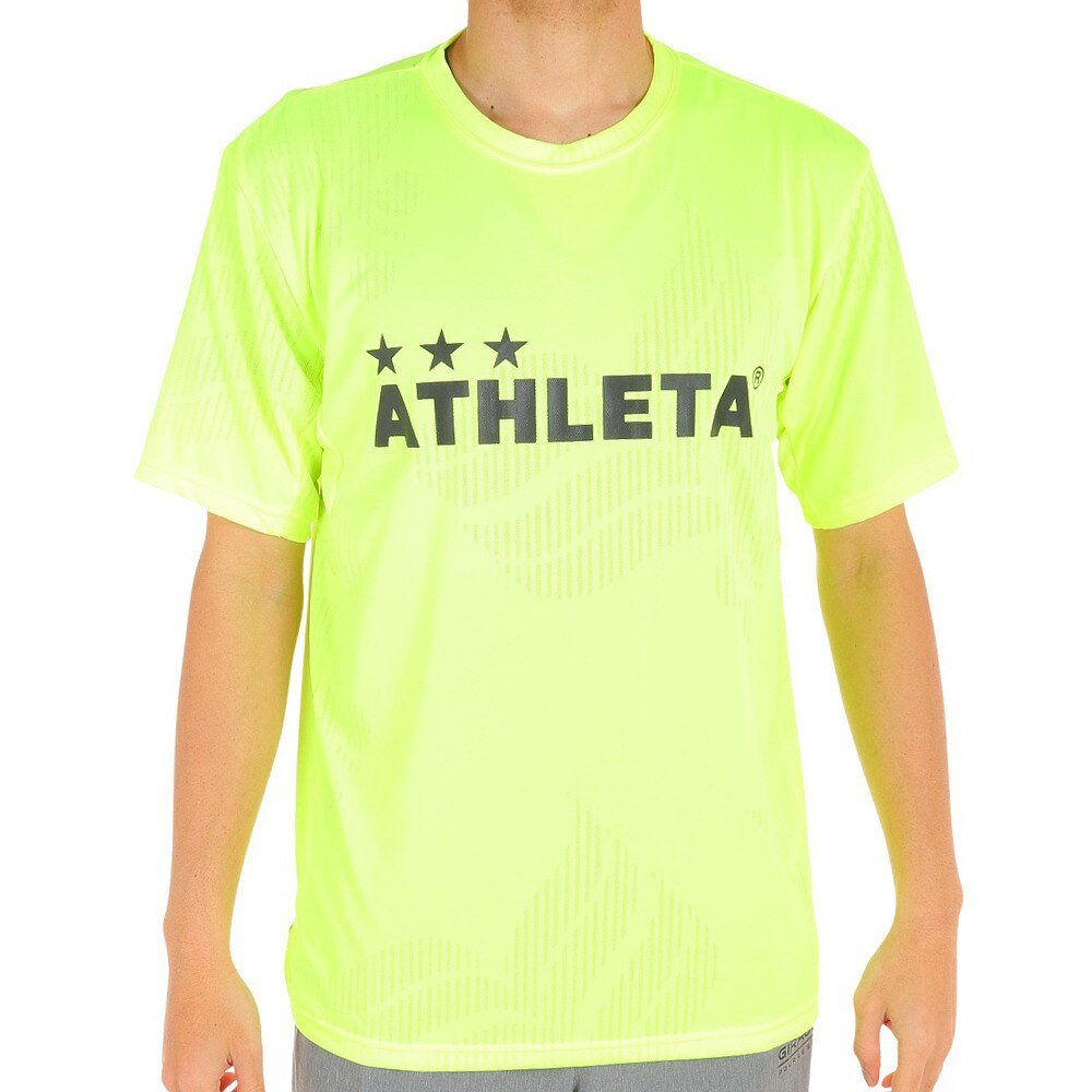 アスレタ（ATHLETA）（メンズ）サッカー フットサルウェア ジャガードメッシュTシャツ 2S 3364 YEL