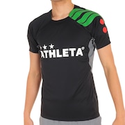 アスレタ（ATHLETA）（メンズ）サッカー フットサルウェア Tシャツ 切替プラシャツ XE-419 BLK