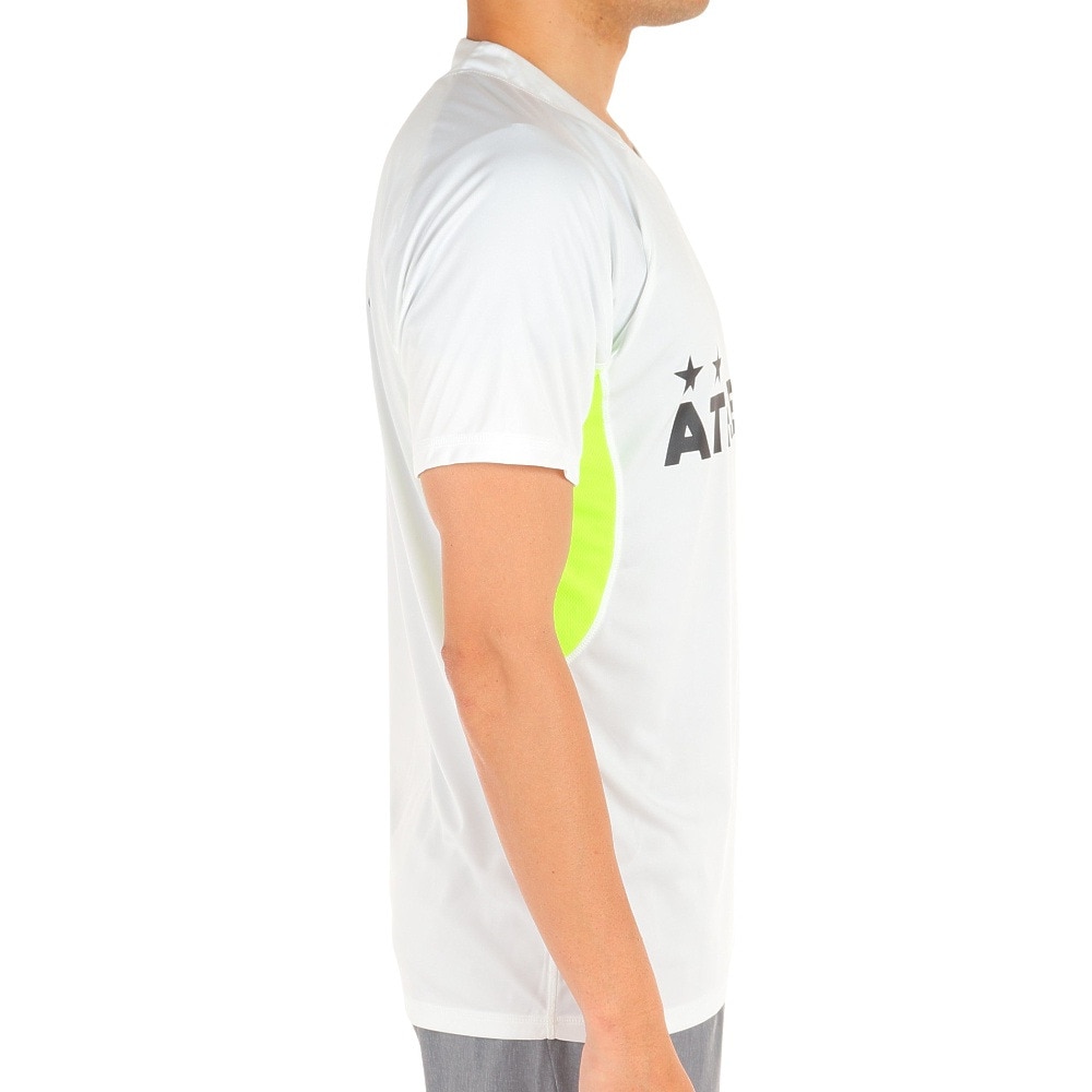 アスレタ（ATHLETA）（メンズ）サッカー フットサルウェア Tシャツ 切替プラシャツ XE-419 WHT 冷感 速乾