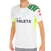 アスレタ（ATHLETA）（メンズ）サッカー フットサルウェア Tシャツ 切替プラシャツ XE-419 WHT 冷感 速乾