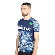アスレタ（ATHLETA）（メンズ）サッカー フットサルウェア Tシャツ 総柄プラシャツ XE-421 NVY