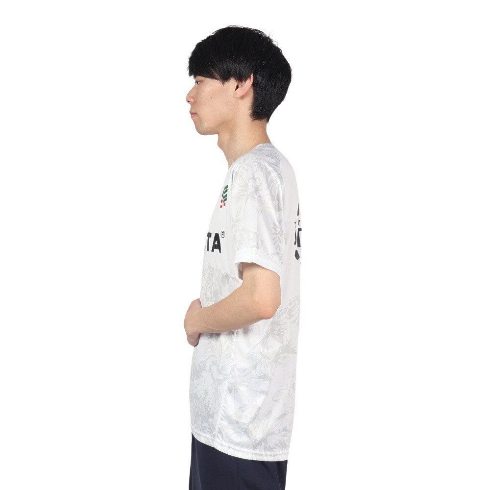 アスレタ（ATHLETA）（メンズ）サッカー フットサルウェア Tシャツ 総柄プラシャツ XE-421 WHT