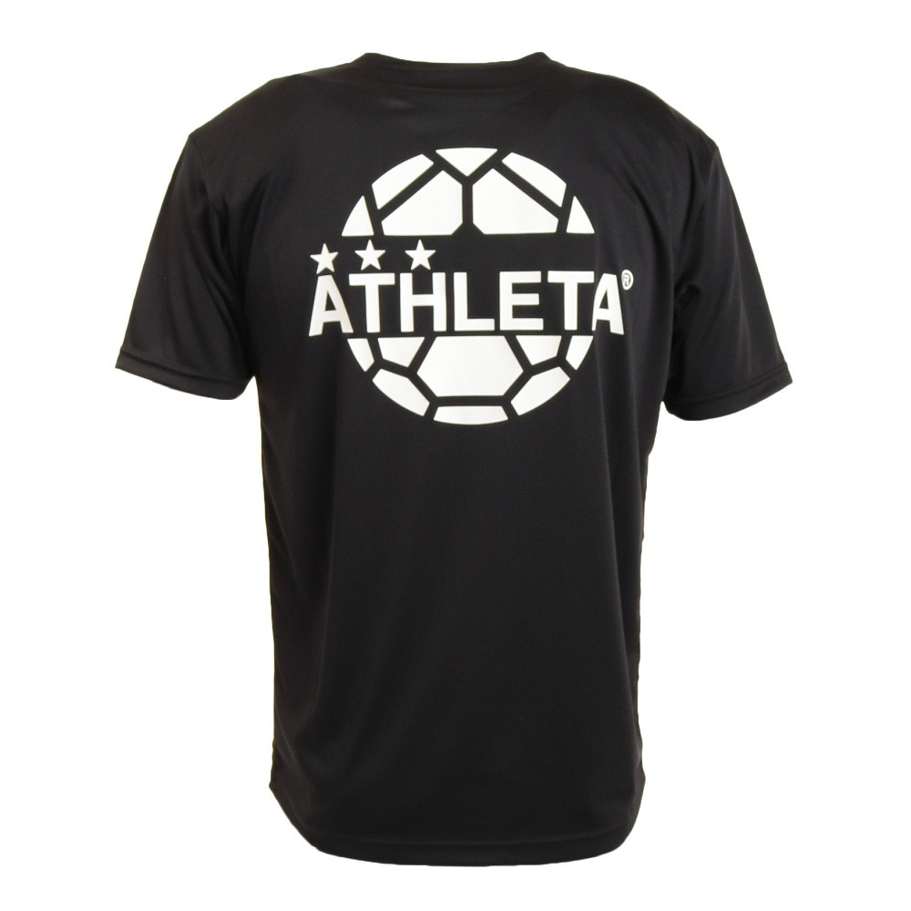 アスレタ（ATHLETA）（メンズ）サッカー フットサルウェア Tシャツ ロゴプラクティスシャツ XE-422 BLK