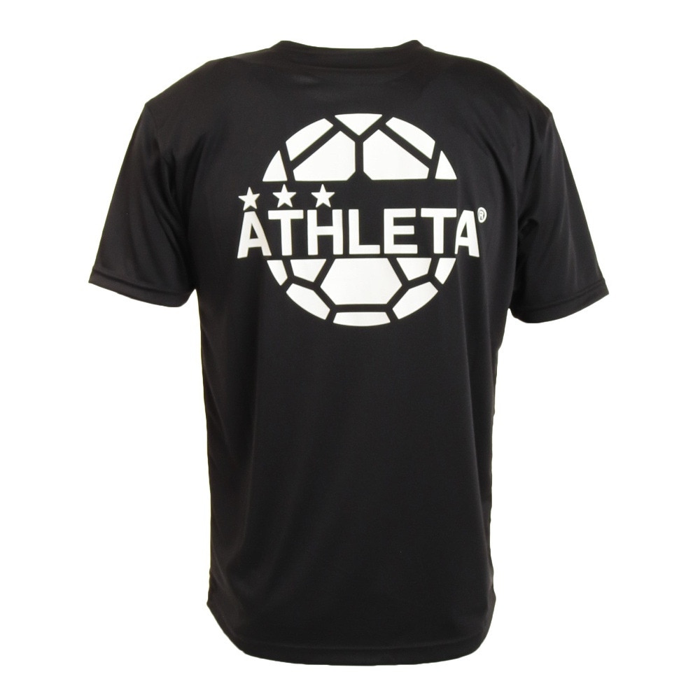 アスレタ｜サッカー フットサルウェア Tシャツ ロゴプラクティスシャツ XE-422 BLK - スポーツ用品はスーパースポーツゼビオ