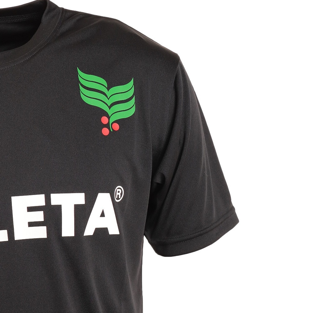 アスレタ（ATHLETA）（メンズ）サッカー フットサルウェア Tシャツ ロゴプラクティスシャツ XE-422 BLK