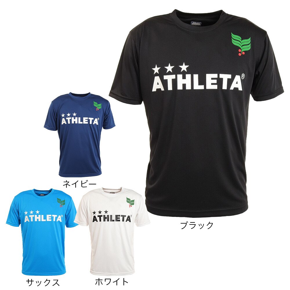 アスレタ（ATHLETA）（メンズ）サッカー フットサルウェア Tシャツ ロゴプラクティスシャツ XE-422 WHT