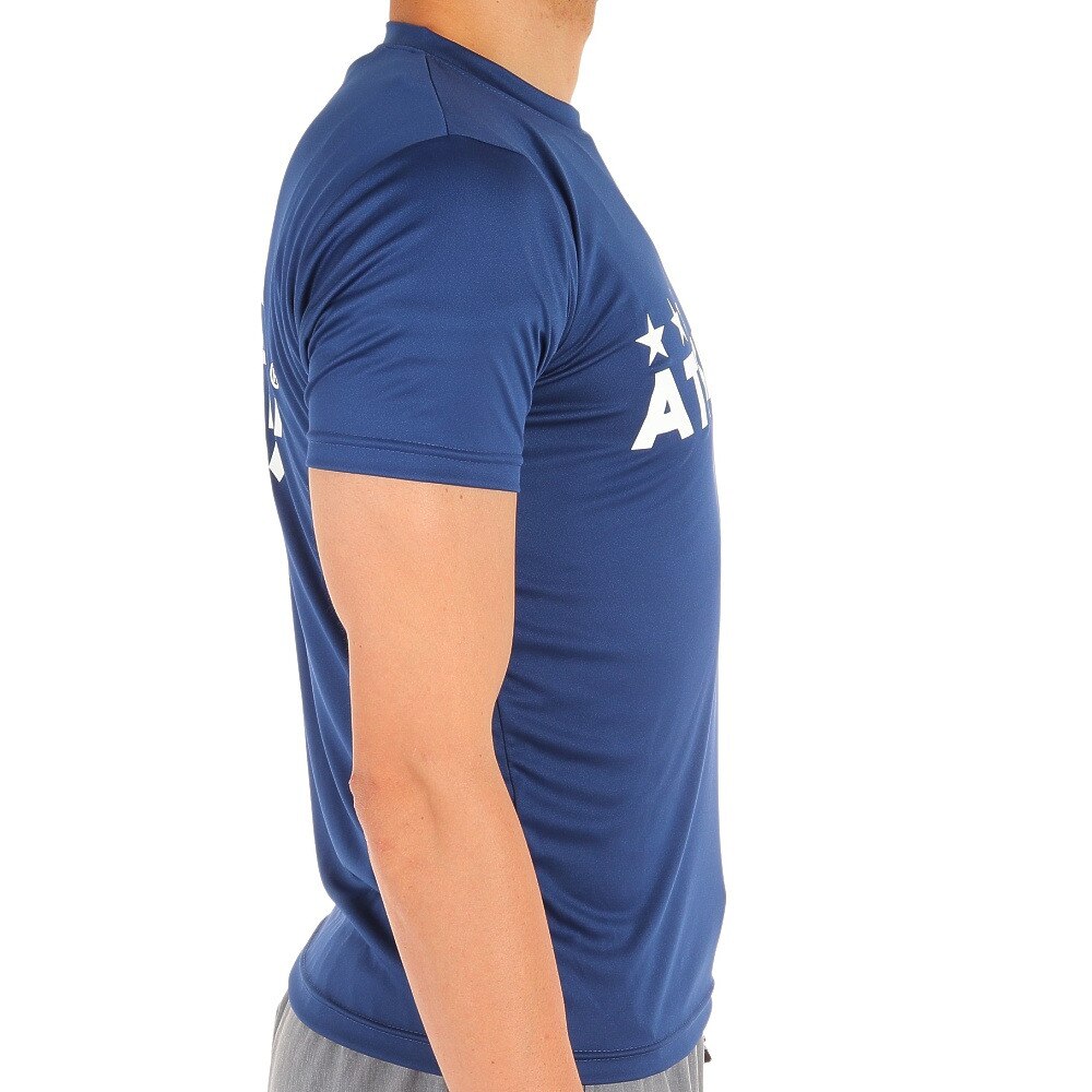 アスレタ（ATHLETA）（メンズ）サッカー フットサルウェア Tシャツ ロゴプラクティスシャツ XE-422 NVY