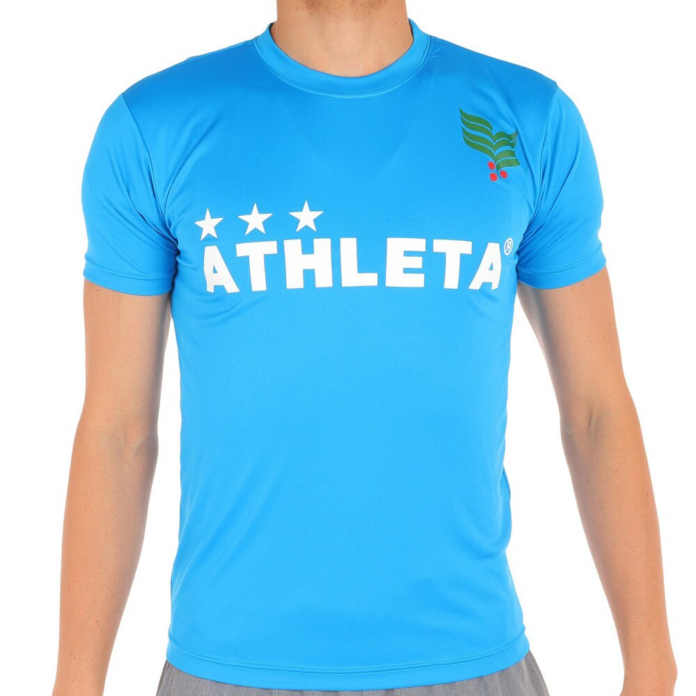 アスレタ（ATHLETA）（メンズ）サッカー フットサルウェア Tシャツ ロゴプラクティスシャツ XE-422 SAX