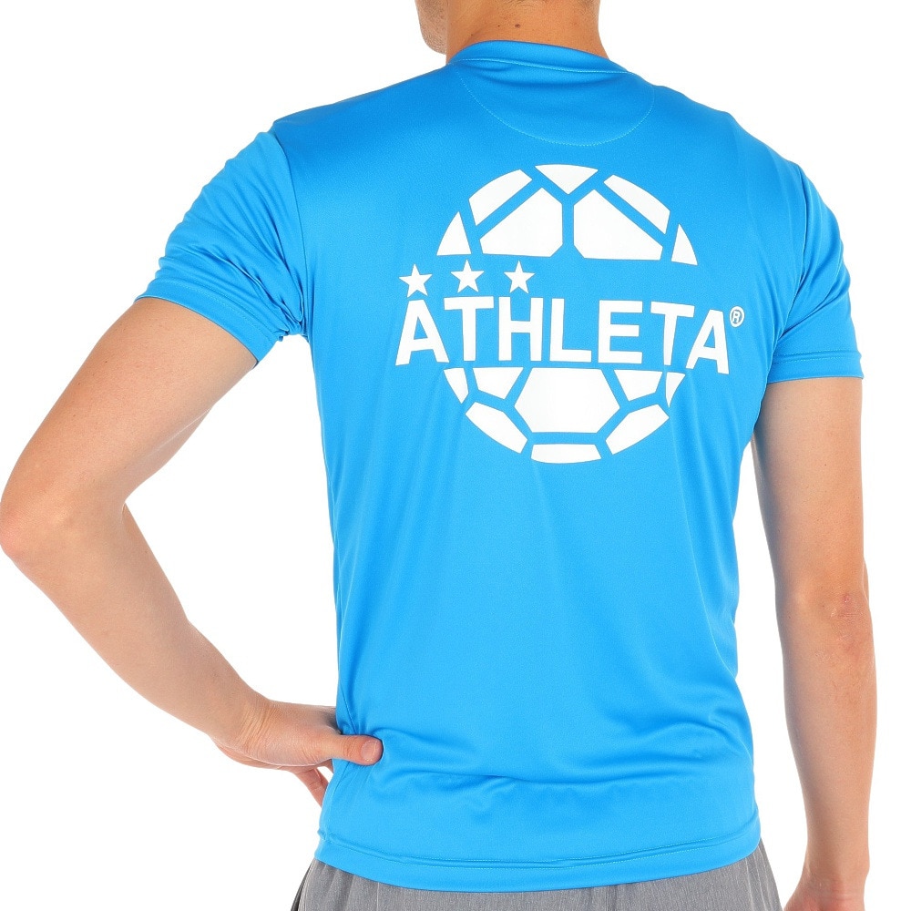 アスレタ（ATHLETA）（メンズ）サッカー フットサルウェア Tシャツ ロゴプラクティスシャツ XE-422 SAX