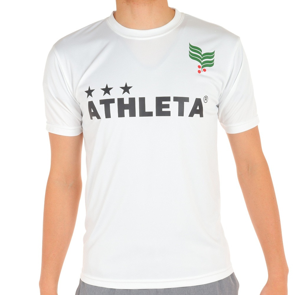 アスレタ（ATHLETA）（メンズ）サッカー フットサルウェア Tシャツ ロゴプラクティスシャツ XE-422 WHT