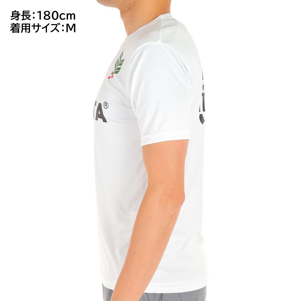 アスレタ（ATHLETA）（メンズ）サッカー フットサルウェア Tシャツ ロゴプラクティスシャツ XE-422 WHT