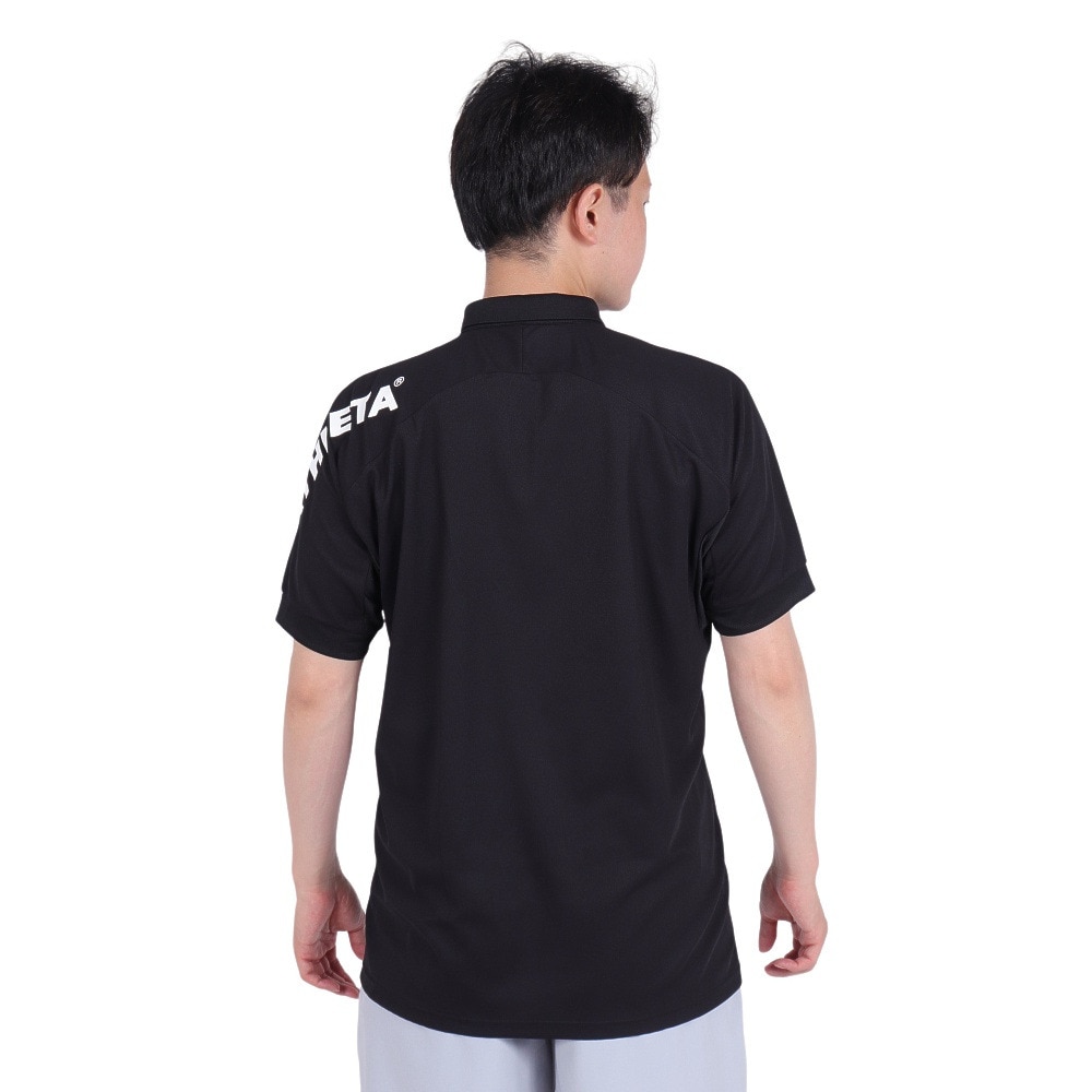 アスレタ（ATHLETA）（メンズ）サッカー フットサルウェア 半袖ポロシャツ 18017 BLK 速乾