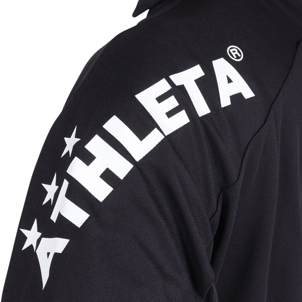 アスレタ（ATHLETA）（メンズ）サッカー フットサルウェア 半袖ポロシャツ 18017 BLK 速乾