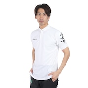 (メンズ)サッカー フットサルウェア ポロシャツ 18017 WHT 速乾