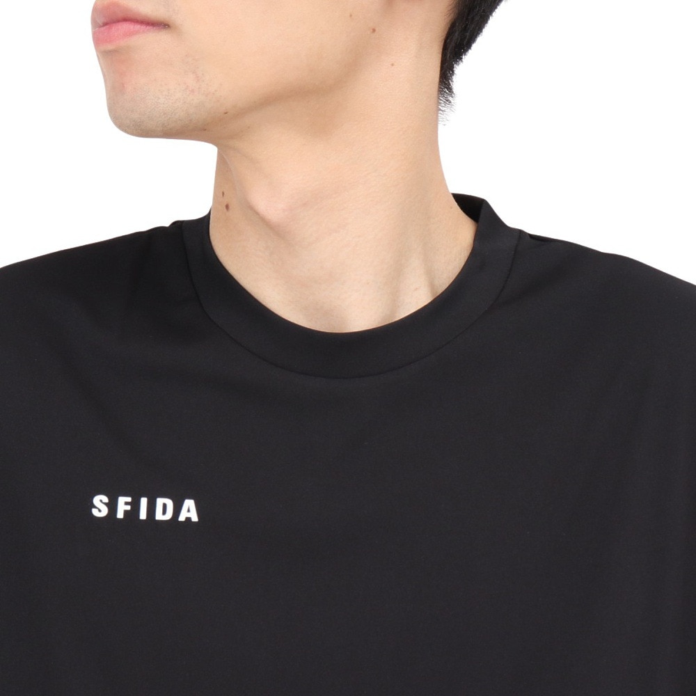 スフィーダ（SFIDA）（メンズ）サッカー フットサルウェア SOFT DRY 半袖Tシャツ SA-24517 BLK