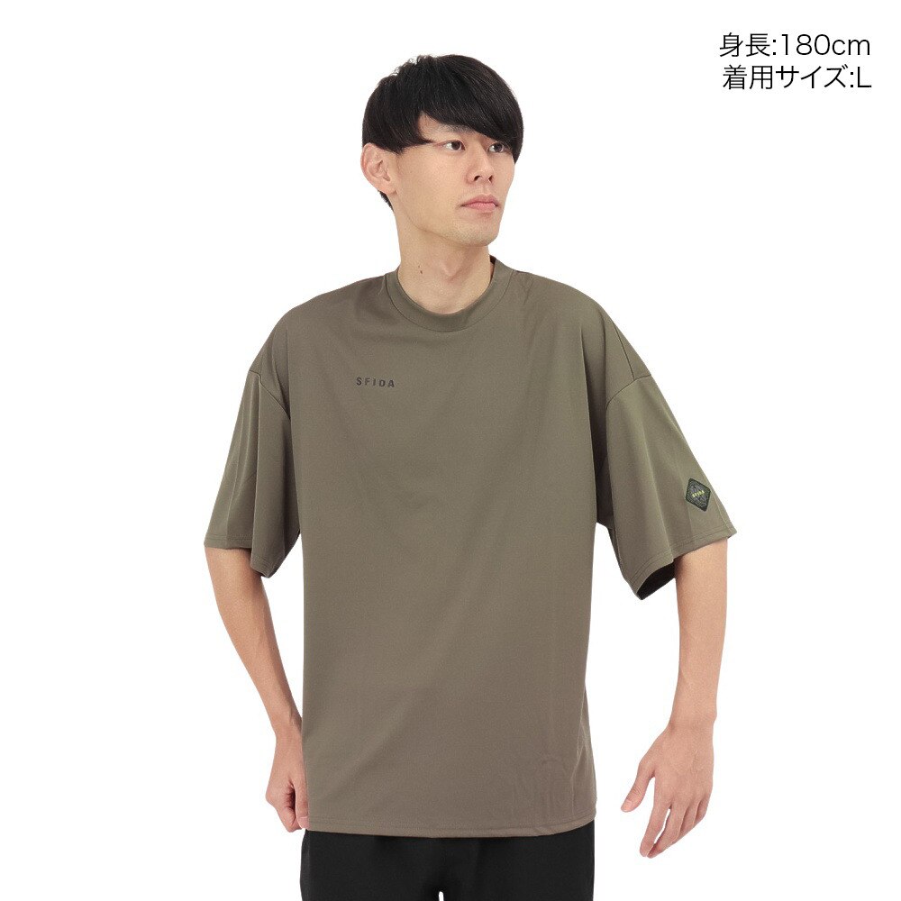 スフィーダ（SFIDA）（メンズ）サッカー フットサルウェア SOFT DRY 半袖Tシャツ SA-24517 OLV NT