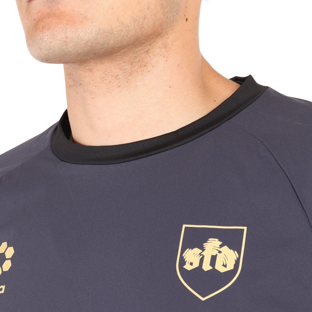 スフィーダ（SFIDA）（メンズ）サッカー フットサルウェア Noiser Thermotectハイブリッドトレーニングトップ SA-21512 GRY