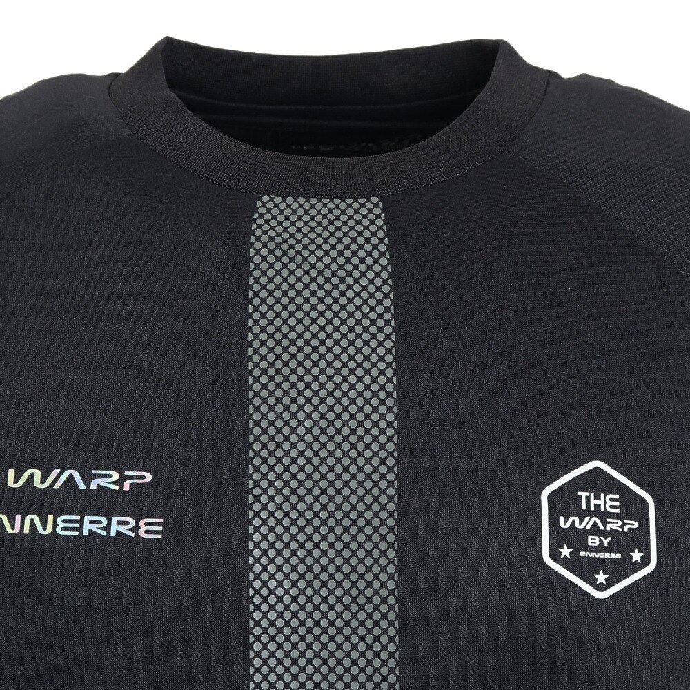 ザ・ワープ・バイ・エネーレ（The Warp By Ennerre）（メンズ）サッカー フットサルウェア EQEPTOP alpha WF3LJA64 BLK