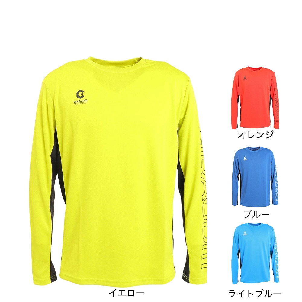 ジローム（GIRAUDM）（メンズ）サッカー フットサルウェア ロングスリーブ プラシャツ 741GM1UK7657 YEL
