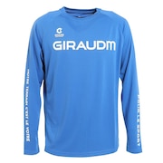 ジローム（GIRAUDM）（メンズ）サッカー フットサルウェア ロングスリーブ カラープラシャツ 741GM1UK7658  BLU