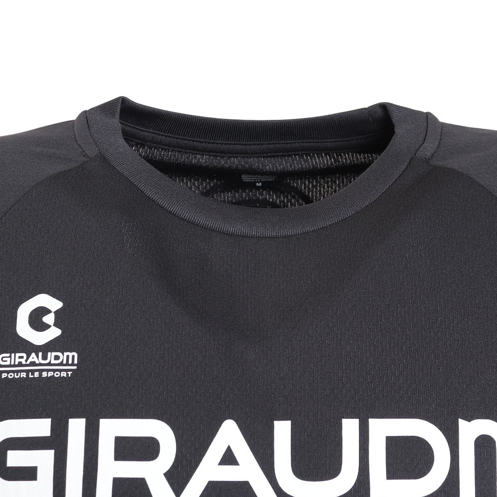 ジローム（GIRAUDM）（メンズ）サッカー フットサルウェア ロングスリーブ カラープラシャツ 741GM1UK7658 BLK