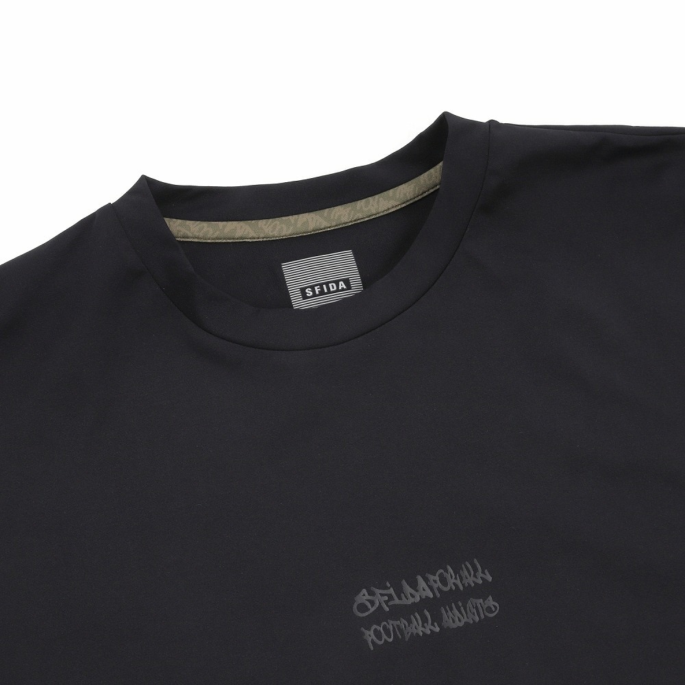 スフィーダ（SFIDA）（メンズ、レディース）サッカー フットサルウェア SMART DRY ソリッド長袖Tシャツ SA-24516 BLK