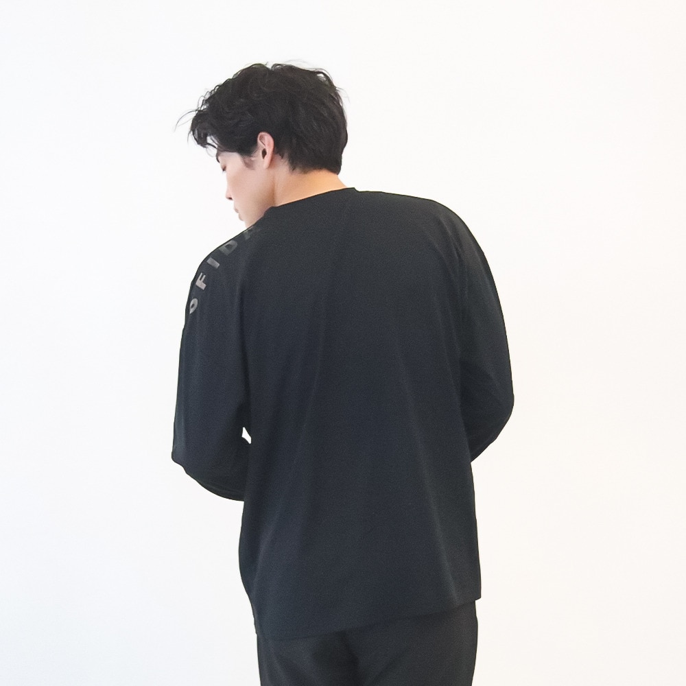 スフィーダ（SFIDA）（メンズ、レディース）サッカー フットサルウェア SMART DRY ソリッド長袖Tシャツ SA-24516 BLK