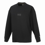 (メンズ、レディース)サッカー フットサルウェア SMART DRY ソリッド長袖Tシャツ SA-24516 BLK