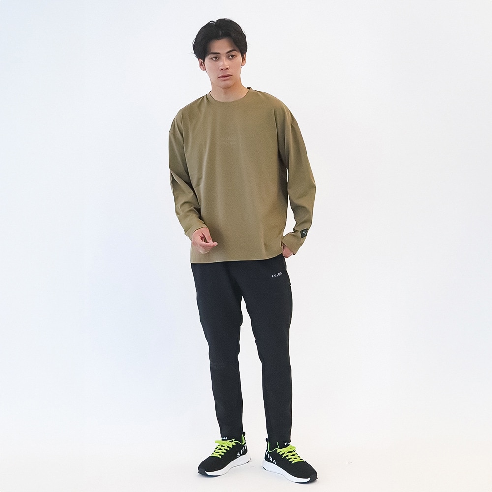 スフィーダ（SFIDA）（メンズ、レディース）サッカー フットサルウェア SMART DRY ソリッド長袖Tシャツ SA-24516 D HERB