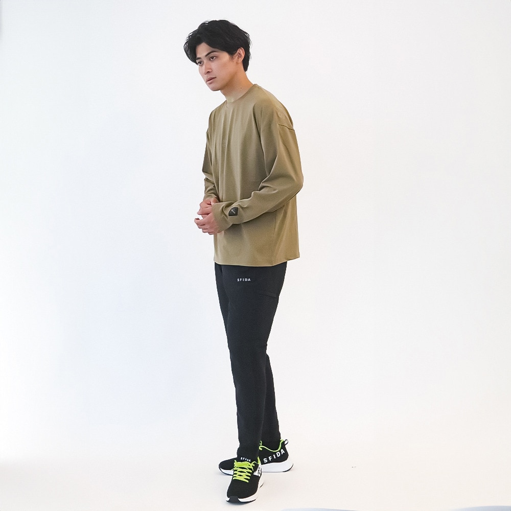 スフィーダ（SFIDA）（メンズ、レディース）サッカー フットサルウェア SMART DRY ソリッド長袖Tシャツ SA-24516 D HERB