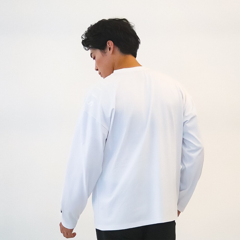 スフィーダ（SFIDA）（メンズ、レディース）サッカー フットサルウェア SMART DRY ソリッド長袖Tシャツ SA-24516 WHT