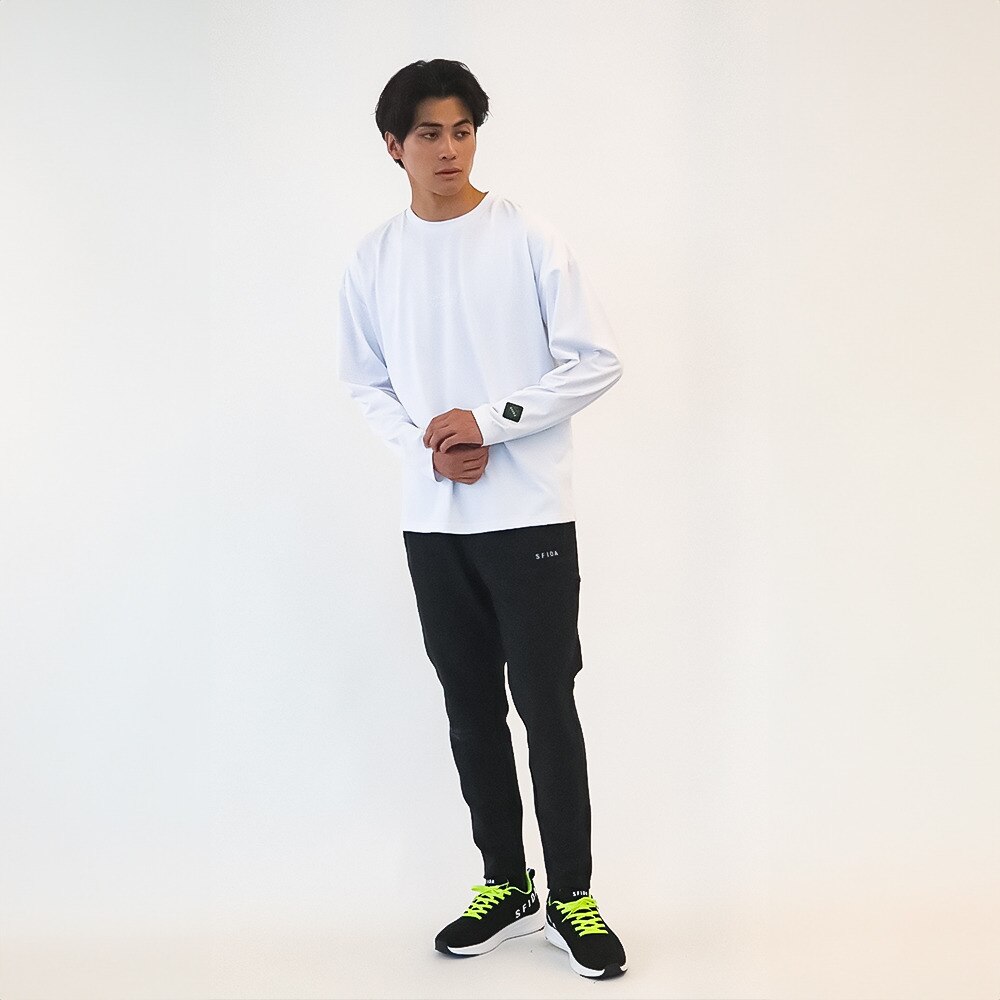スフィーダ（SFIDA）（メンズ、レディース）サッカー フットサルウェア SMART DRY ソリッド長袖Tシャツ SA-24516 WHT