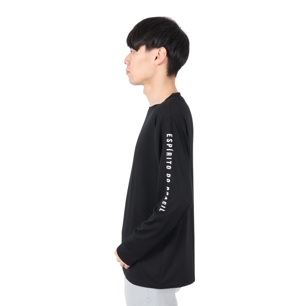 ダウポンチ（DalPonte）（メンズ）サッカー フットサルウェア 長袖プラTシャツ DPZ0418-BLACK