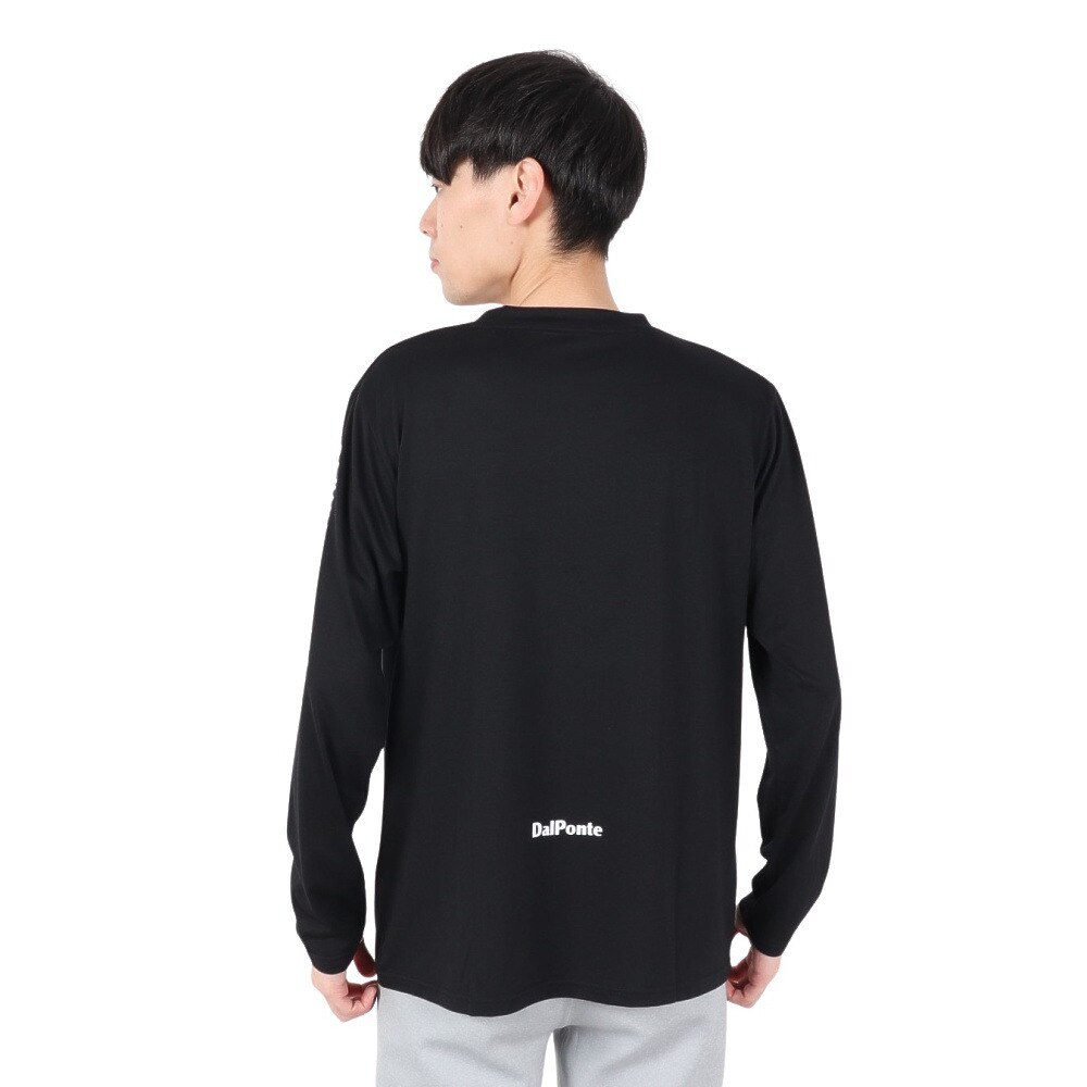 ダウポンチ（DalPonte）（メンズ）サッカー フットサルウェア 長袖プラTシャツ DPZ0418-BLACK