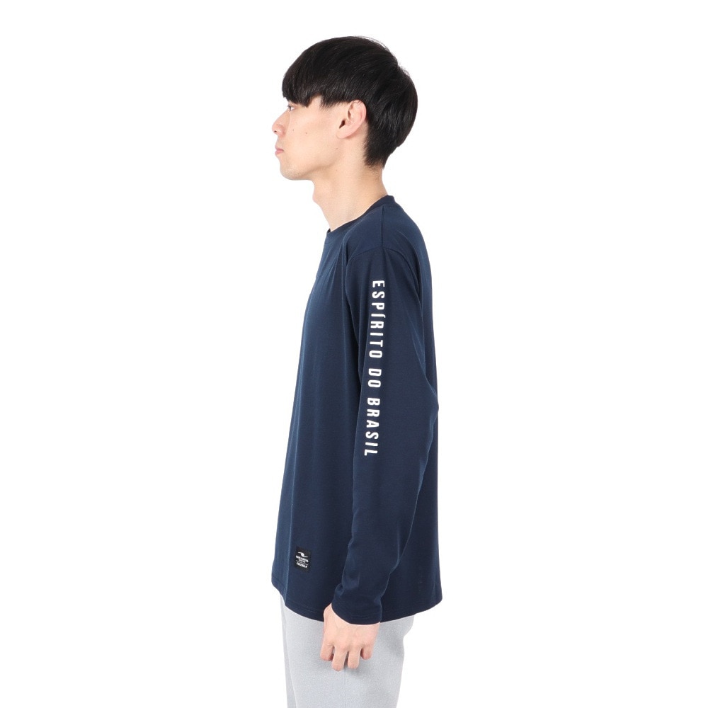 ダウポンチ（DalPonte）（メンズ）サッカー フットサルウェア 長袖プラTシャツ DPZ0418-NAVY