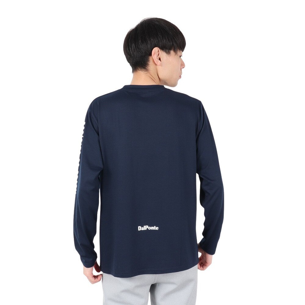 ダウポンチ（DalPonte）（メンズ）サッカー フットサルウェア 長袖プラTシャツ DPZ0418-NAVY