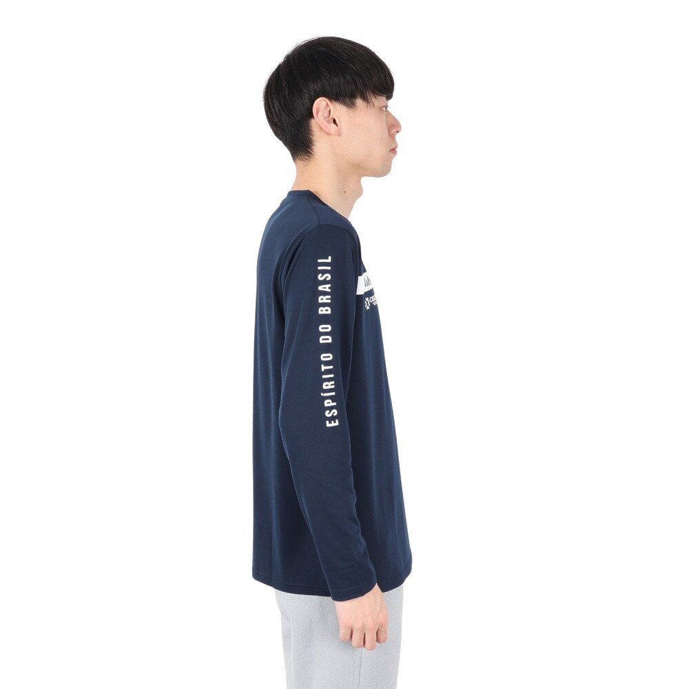 ダウポンチ（DalPonte）（メンズ）サッカー フットサルウェア 長袖プラTシャツ DPZ0418-NAVY