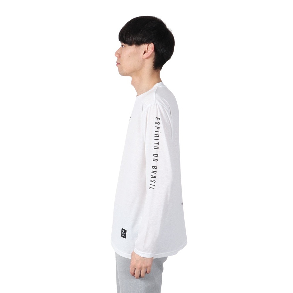 ダウポンチ（DalPonte）（メンズ）サッカー フットサルウェア 長袖プラTシャツ DPZ0418-WHITE