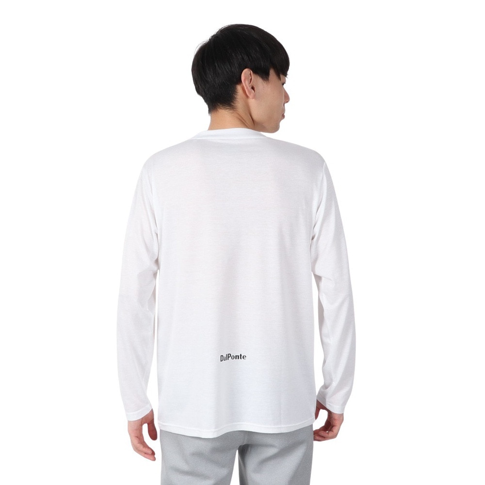 ダウポンチ（DalPonte）（メンズ）サッカー フットサルウェア 長袖プラTシャツ DPZ0418-WHITE