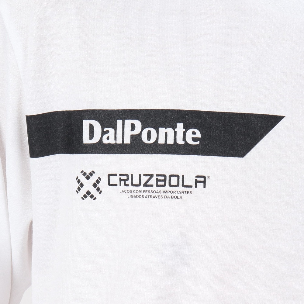 ダウポンチ（DalPonte）（メンズ）サッカー フットサルウェア 長袖プラTシャツ DPZ0418-WHITE