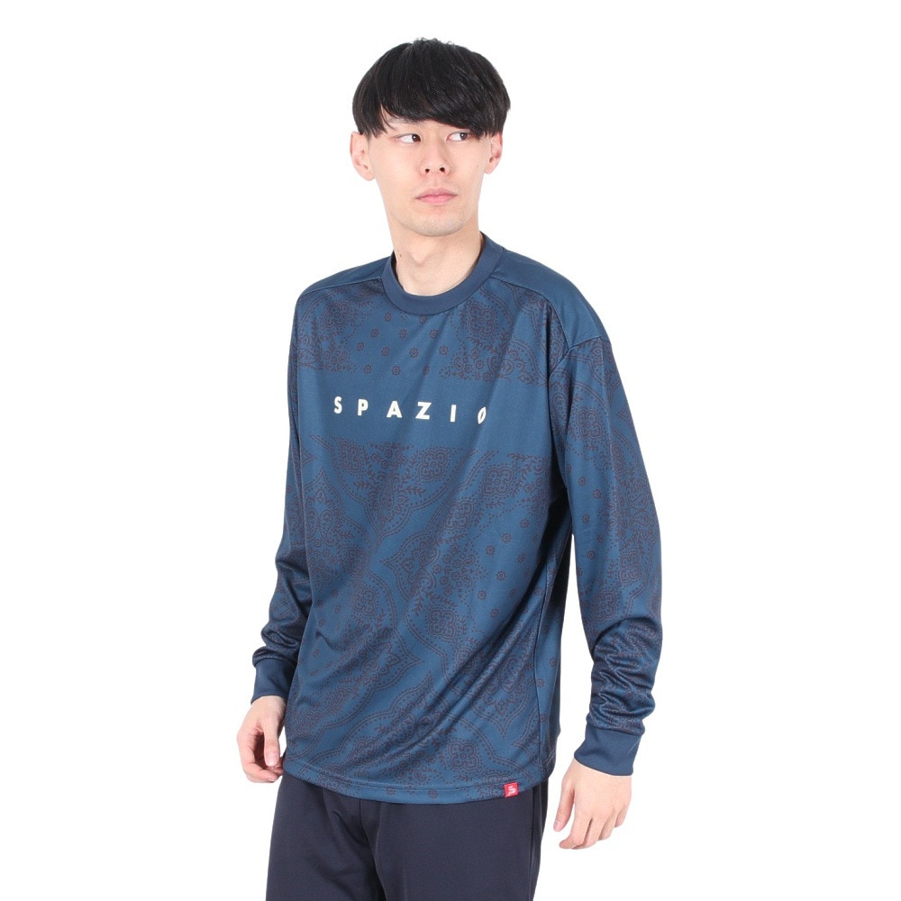 スパッツィオ（SPAZIO）（メンズ、レディース）サッカー フットサルウェア オーバーサイズ 長袖バンダナ プラシャツ GE-1000-21