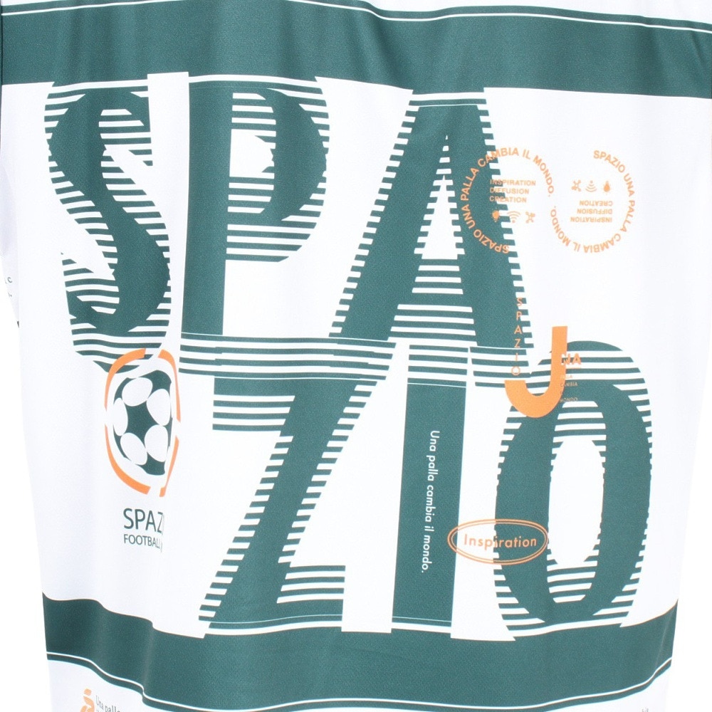 スパッツィオ（SPAZIO）（メンズ、レディース）サッカー フットサルウェア オーバーサイズ 長袖 ボーダープラシャツ GE-1005-19